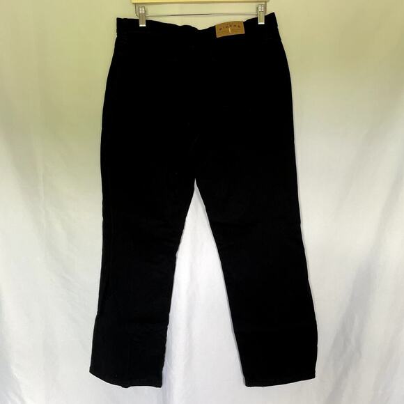 Riders by Lee black jeans cotton pants women's size 16 pockets casual pants - Picture 5 of 6